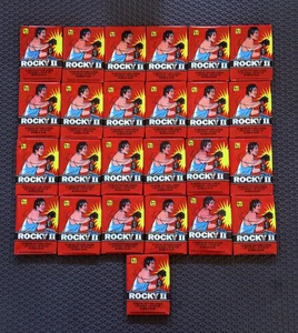 1979 Rocky II Film ungeöffnet versiegelt Wachspackung Posten von 25 - Bild 1 von 15