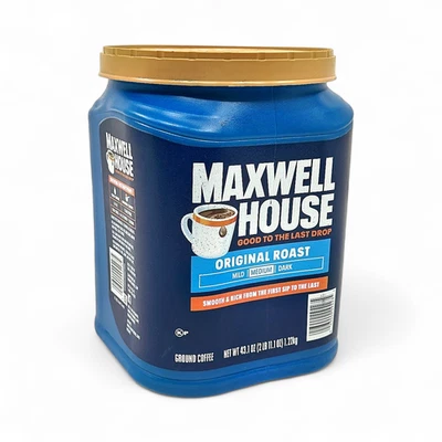 Maxwell House Original Roast Medium Ground Coffee 43.1oz