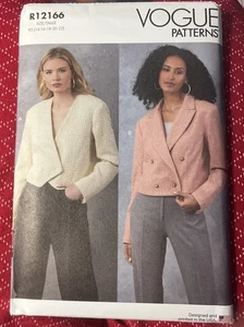 Vogue Pattern 12166 Misses' Jackets Sizes 14-22 - Picture 1 of 2