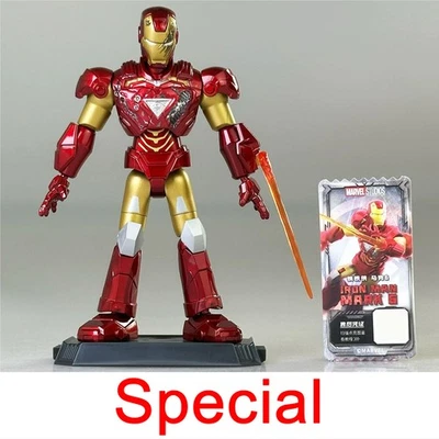 Blokees Marvel Galaxy4 Action Figure Model Kit Blind Box Iron Man Mark6 Special - Image 1 of 4