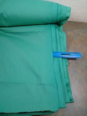 100% cotton quilt fabric SOLID TEAL turquoise blue green 60 wide 14 yds quality - Image 1 of 4