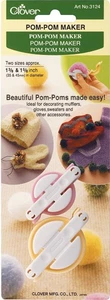 Clover Pom-Pom Makers Small-1.375" & 1.625" 2/Pkg - 3124 - Bild 1 von 3