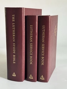 Lutherische Studienbibel + 2 Diensthefte Concordia KPH 2006-2009 Burgund Lot 3 - Bild 1 von 24