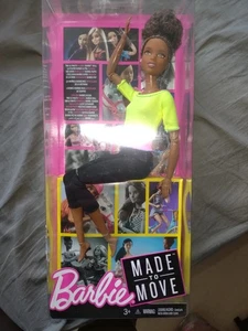 Barbie First Issue Asha Endless Made to Move Yoga Black Jointed Doll 2015 Mattel - Bild 1 von 2
