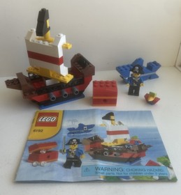Lego 6192 Pirate Building Set 98% COMPLETE + Figure + Instructions LOOK!
