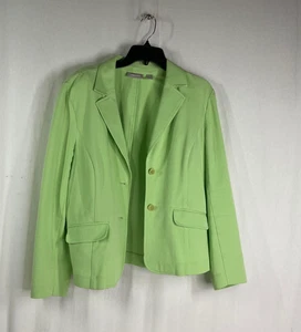 Nordstorm Women's Light Lime Green Blazer - Size 14 - Picture 1 of 5