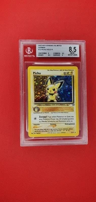 Pokemon Pichu Holo Deutsch Neo Genesis BGS 8.5 - Bild 1 von 2