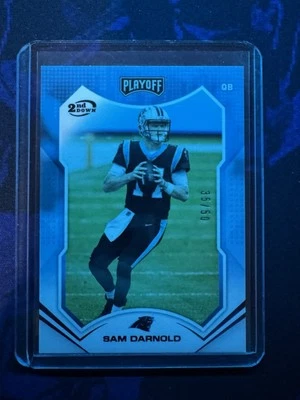 2021 Panini Playoff - Sam Darnold #157 2nd Down 35/50 - Image 1 of 2