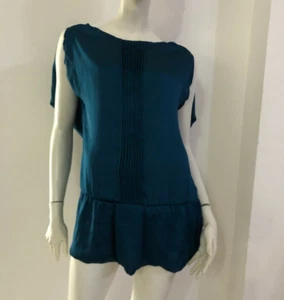 DENNY ROSE Vestito abito blu azzurro petrolio tg XS - Foto 1 di 8