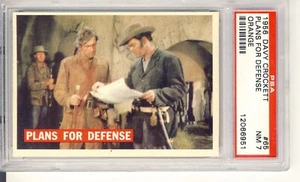 1956 DAVY CROCKETT # 65 PLANS FOR DEFENSE-PSA 7+++++VIVID LOW POP BEAUTY ! - Picture 1 of 1