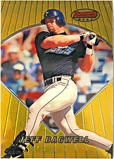 1996 BOWMAN'S BEST #20 JEFF BAGWELL *HALL OF FAME* HOUSTON ASTROS