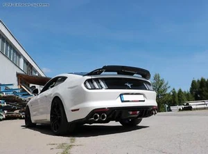 Sports Exhaust Ford MUSTANG 6 Since 2014 2.3l Ecoboost Per 2x100mm Double-Walled - Picture 1 of 7