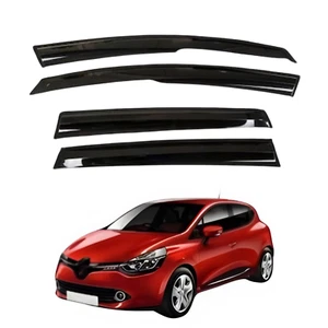 Window Visor Vent Rain Guard Deflector for Renault Clio 4 2013-2018 - Foto 1 di 7