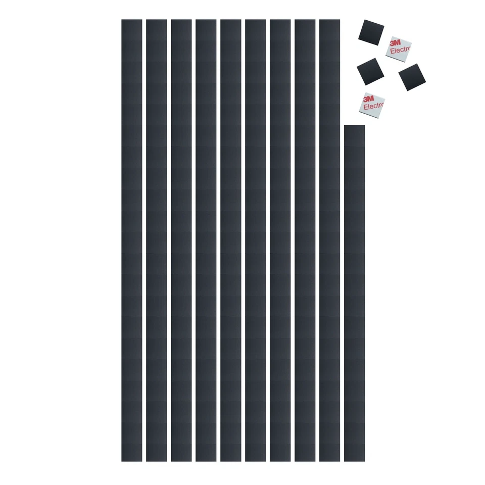 200 Stück - Selbstklebende Magnetplättchen - Magnet - Klebemagnet - Bild 1 von 1