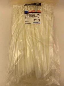 T&B TY27M 13.4" OAL, 120 Lb Natural Cable Tie, w/SS Locking Device 500/bag - Picture 1 of 2