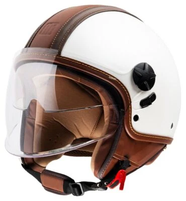 Casco Jet Motocubo TOP CUBE Pearl White