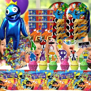 Rainbow Friends Party Supplies happy birthday centerpiece decoration cup plate - Picture 1 of 62