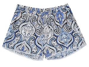 Damen leichte Shorts kurze  Sommer Hose mit Allover Muster - Gr. 42 48 50 A8 - Bild 1 von 2