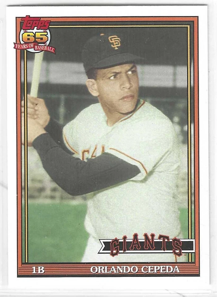 2016 Topps Archives #210 Orlando Cepeda HOF San Francisco Giants - Image 1 of 1