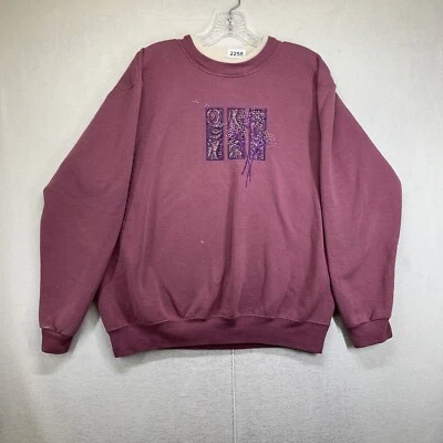 Sudadera Abuela Vintage Años 90 Grande Adornada Flores Grunge Cottagecore Foto 1 de 4