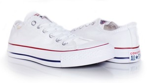Converse All Star OX Chucks M7652C Unisex Sneaker weiß Gr. 36 - 45 + Geschenk