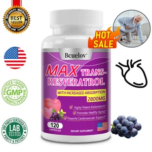 Resveratrol Extract 1200mg Capsules 50% Trans - Resveratrol - Picture 1 of 12
