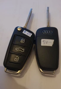 AUDI  Key Flip Remote (434)  HLH DE 8V0837220 5FA010780-00 chip ID48 ,FS12A70 - Picture 1 of 4