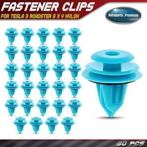 30pcs 8.5mm x 9mm Nylon Trim Panel & Liftgate Trim Retainer Clips for Tesla 3 - Picture 1 of 10