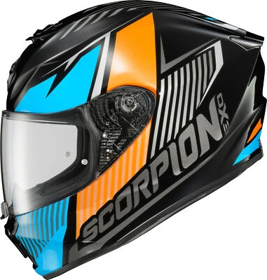 Casco completo SCORPION EXO R330 Hawker azul claro mediano 33-1114 Foto 1 de 4