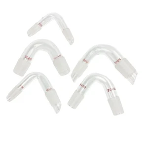 #14 #19 #24 #29 #34 Adattatore giunto vetro borosilicato testa distillato curva gomito - Foto 1 di 31