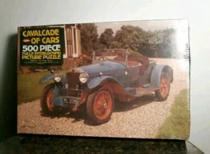 Vintage versiegelt Jaymar Kavalkade der Autos 1925 Verzögerung 500 Stück Puzzle - Bild 1 von 3