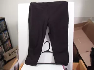 Tek Gear Capri Women's XL Black Pull On Gym Yoga Activewear - Picture 1 of 2