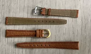 Watch Strap Genuine Tan Leather for a lady's Watch,at bargain price Size 12mm - Picture 1 of 1
