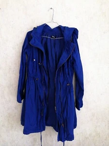 Damen Parka, Übergangsjacke, Gr 36, royal blau, Asos - Bild 1 von 7