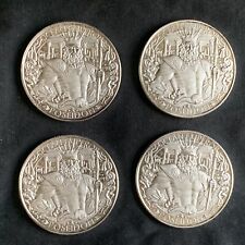 4oz .999 Silver Coins POSEIDON lost city of Atlantis Brilliant UNC Aqua-man Myth
