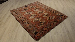 5x6 CAUCASIAN KAZAK VEGETABLE DYE HANDMADE-KNOTTED SOFT FINE WOOL RUG 582504 - Picture 1 of 7
