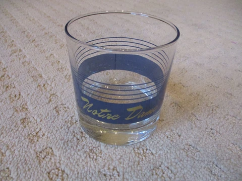 Notre Dame Fighting Irish Cocktail Rocks Glass * Cover