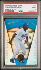 Vladimir Guerrero 1997 Pinnacle Certified Mirror Blue PSA 9 RC