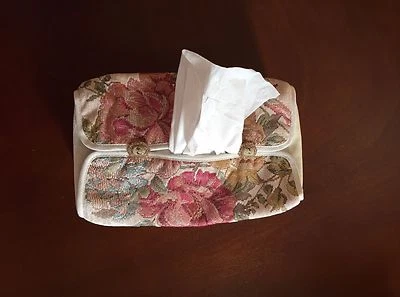 ORIENTAL  DECOR - TISSUE COVER  -  NICE HANDMADE   GIFT -  LOT (NAP30 ) - Image 1 of 4
