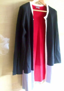 extravagante Jacke von Ulla Popken Selection, verschlußlos, Gr. 44 - Bild 1 von 3