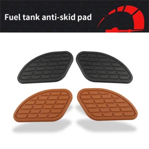 Pegatina de goma para Bonneville T100 Scrambler 1200XC/XE Side Fuel Knee Tank Pad - Imagen 1 de 8
