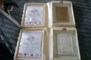 NOLAN RYAN 1992 HIGHLAND MINT 4,25 OZ SILBERKARTE INKLUSIVE DER NOLAN RYAN BRONZ - Bild 1 von 3