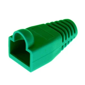Platinum Tools 100031GR-BG 5.5 mm Max OD Cat5e Rj45 Boot, Green, Bag of 25 - Picture 1 of 1