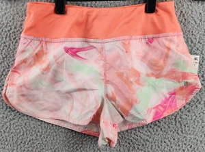 ID IDEOLOGY Scratched Paint Elastic-Waist Shorts Girls' S Pink Shock Pull-On~ - Picture 1 of 21
