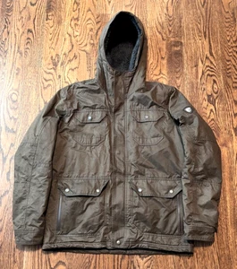 Kuhl Fleece Lined Kollusion Jacket Mens XL Hooded Coffee - Picture 1 of 5