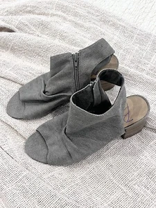 BLOWFISH - Grey Slides Peep Toe Sandals Size 9 / 40 Brand New - Picture 1 of 10
