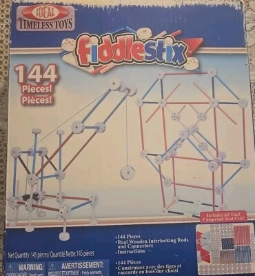 Vintage Ideal  Fiddlestix Classic TIMELESS Toys 144 Pieces!! NEW IN BOX - Image 1 of 4