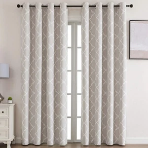 Blackout Curtains 96 Inch Length 2 Panels Set for Living Room, Noise Reducing... - Picture 1 of 9