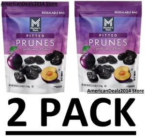 2 PACK - Member's Mark Dried Pitted Prunes, 40 oz (Total 80 oz) - Picture 1 of 7