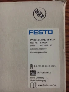 1PC New Festo OVEM-14-L-B-QO-CE-N-2P 539074 Vacuum Generator Brand - Picture 1 of 4